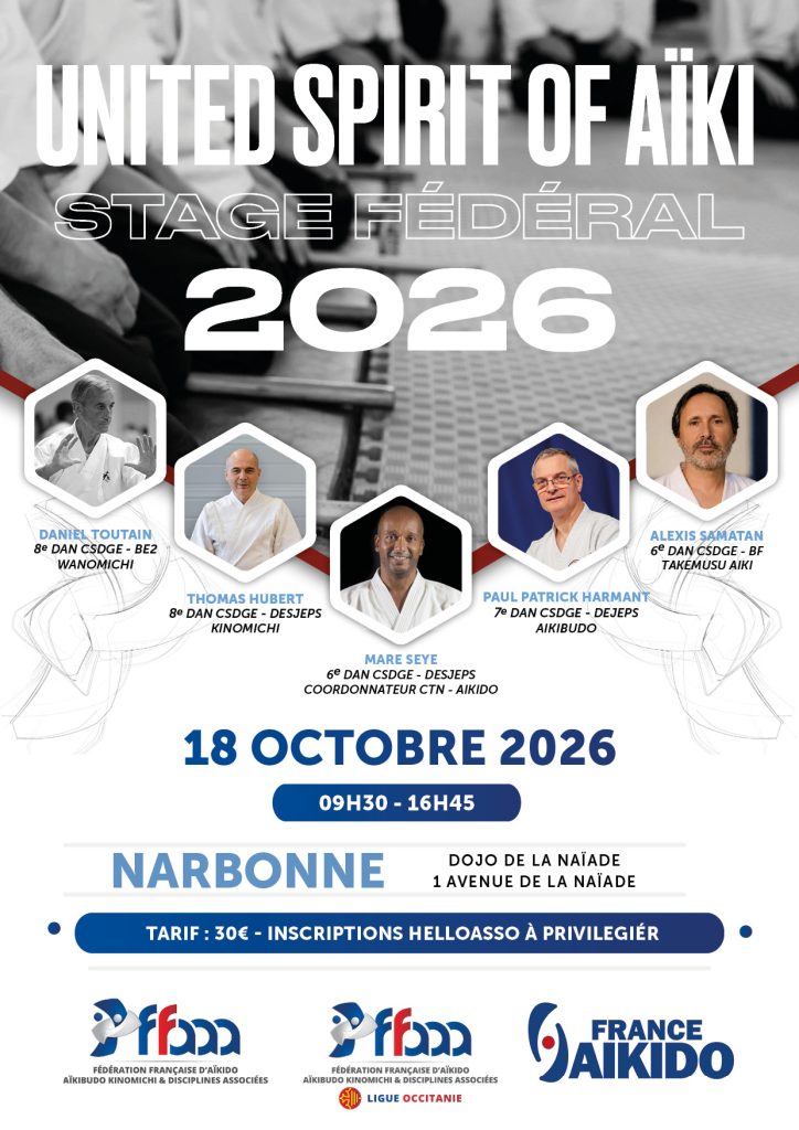 Stage « United Spirit of Aïki » – Narbonne